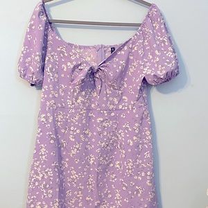 Zaful women’s dress NWT XL lavender with floral print